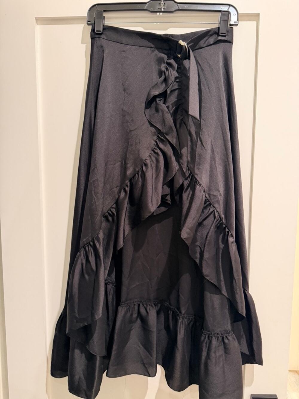 Sandro Ilona Asymmetrical Ruffled Skirt with shorts - Size FR 1/ BNWT
